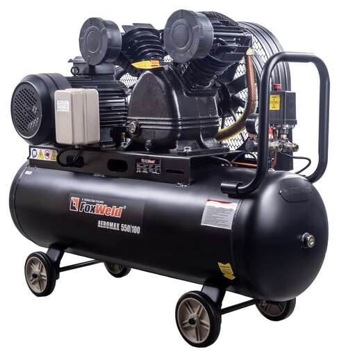 Изображение для Компрессор масляный ременной Foxweld AEROMAX 550/100 (4 кВт)