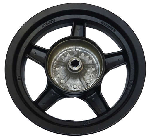 Изображение для Обод 12" задний литой, барабан. тормоз WIZARD (5-ти лучевой) (НАБОР)