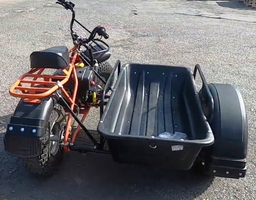 Мотоцикл СКАУТ-2-8Е с боковым прицепом без корыта (КОМПЛЕКТ)