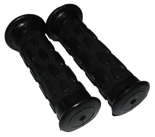 Изображение для Ручка руля правая (газа) TRICKLER в сборе (с резинкой) + ручка левая (резиновая) (45050016+45060016)