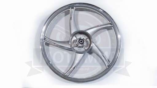Изображение для Обод 17" передний литой, барабан. тормоз 1,4-17 Альфа, Дельта, Zodiak серебристый (5 С-луч) №3