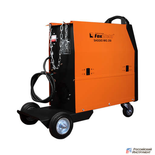 Изображение для Сварочный полуавтомат Foxweld SAGGIO MIG 250 (трехфазный, MMA/MIG-MAG/TIG LIFT, синергетическое управление)