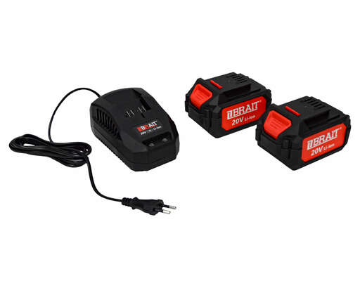 Изображение для Пила цепная аккумуляторная Brait BCCS40-4PUBL-2 PRO ( АКБ 2х 20В \ 4.0Ah)