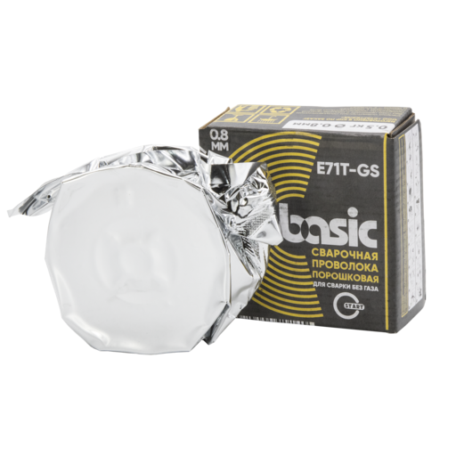 Изображение для Проволока сварочная порошковая Basic E71T-GS д.0,8 (0,5кг) START STB71805