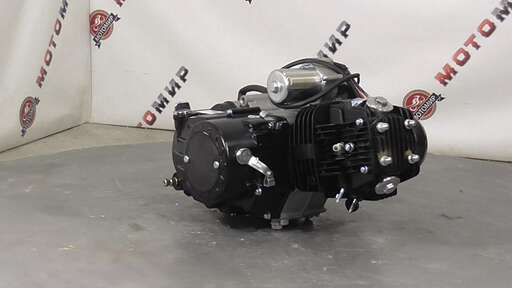Изображение для Двигатель 4т. 125 (120) см3 (1P52) Storm (черный) - горизонтальный, тюнинг, круговая КПП
