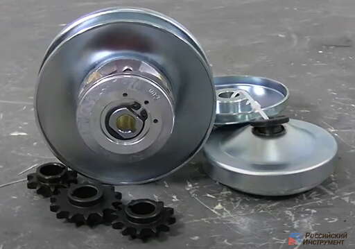 Изображение для Вариатор TAV2 30 клиновой (вал 25 мм, цепь 520, звезда 12, комплект)