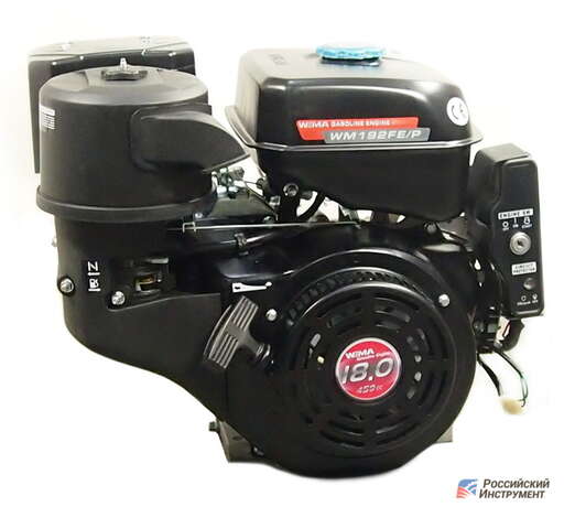 Изображение для Двигатель Weima WM192FE/P-2 (18 - 18.5 лс, 25 мм, электростартер, катушка освещения 7А)