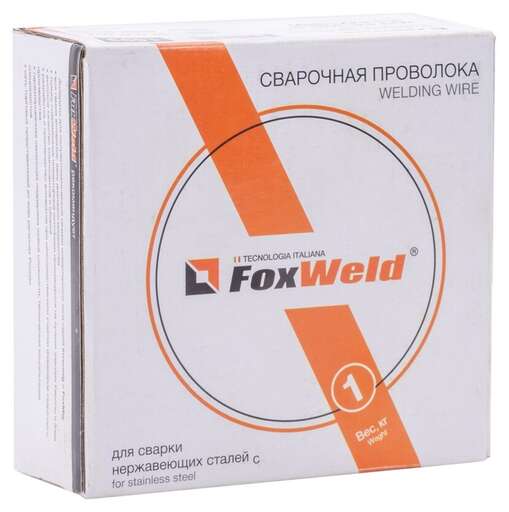 Изображение для Сварочная проволока нержавейка Foxweld ER-308 LSI (1 кг, 0.8 мм)