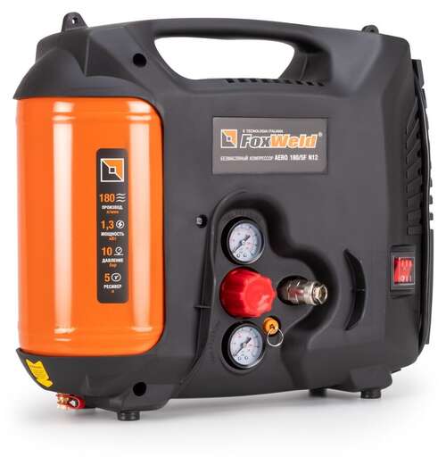 Изображение для Компрессор безмасляный Foxweld AERO 180/5F N12 (1.3 кВт)