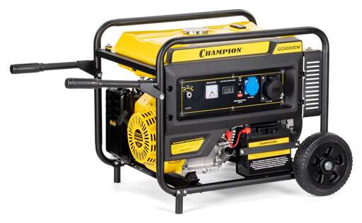 Изображение для Бензиновый генератор CHAMPION GG5000EW (5.5 кВт, электростартер)