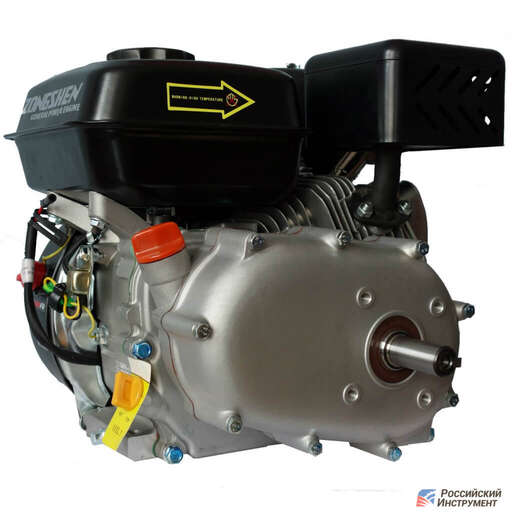 Изображение для Двигатель Zongshen ZS 168FBE-4  (6.5 лс, Ø 22 мм, понижающий редуктор L, автоматическое сцепление, электростартер, катушка освещения 5А)
