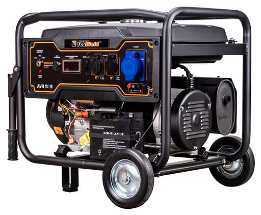 Изображение для Бензиновый генератор Foxweld EXPERT G9500 EW (8.3 кВт, электростартер) + блок автоматики