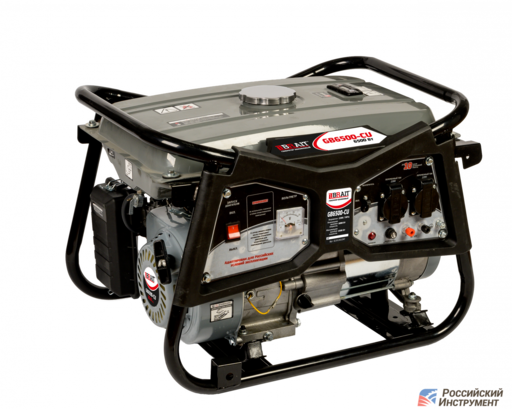 Изображение для Бензиновый генератор Brait GB-6500 CU (6.5 кВт, аккумулятор, медная обмотка)