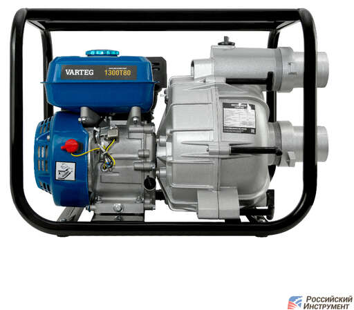 Изображение для Мотопомпа бензиновая FoxWeld VARTEG 1300T80 (7 лс, для грязной воды)