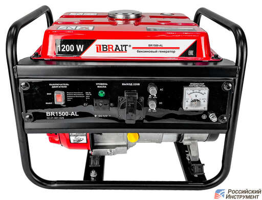 Изображение для Бензиновый генератор Brait BR-1500AL (1.2 кВт, алюминиевая обмотка)