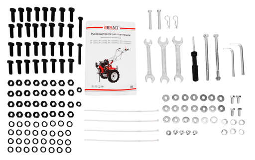 Изображение для Мотоблок дизельный Brait BR-135DEAPRO (6 лс, электростартер, 3 вперед/1 назад)