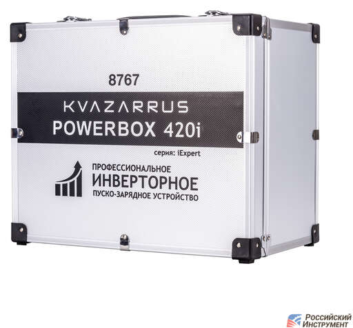 Изображение для Пуско-зарядное устройство Foxweld KVAZARRUS PowerBox 420I (таймер, алюминиевый кейс)