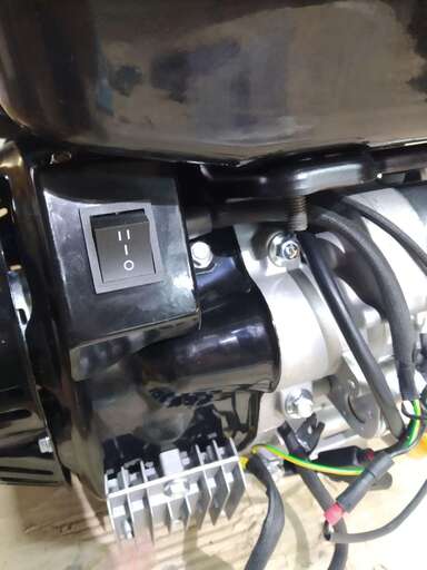 Изображение для Двигатель Loncin LC192FD 7A (20 лс, 25 мм, электростартер, катушка освещения 7А)