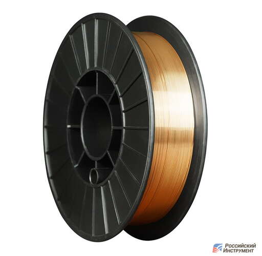Изображение для Сварочная проволока омедненная Foxweld ER70S-6 (5 кг, 1.0 мм)