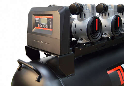 Изображение для Компрессор воздушный Brait KB-5100/200X4 PRO (200л; 5,1Kw; 8bar, 900л/ м; без масляный 380В)