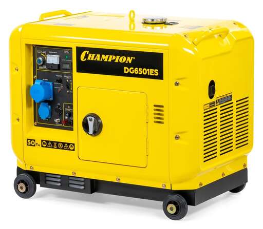 Изображение для Дизельный генератор CHAMPION DG6501ES+ATS (5.5 кВт, автозапуск (блок в комплекте))