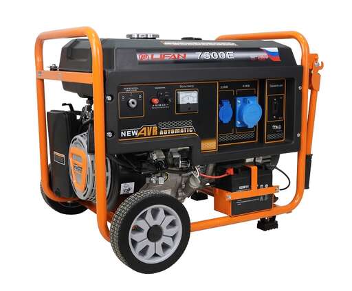 Изображение для Генератор Lifan 7 GF-4 (LF7500E) (7.5 кВт, электростартер)