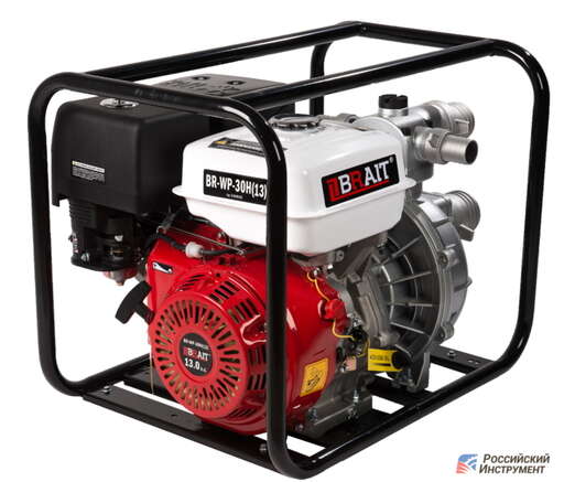 Изображение для Мотопомпа Brait R-WP-30H(13) (13 лс, высоконапорная, пожарная)