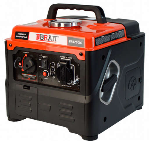 Изображение для Генератор бензиновый инверторный Brait BR1200iO (1.1 кВт)