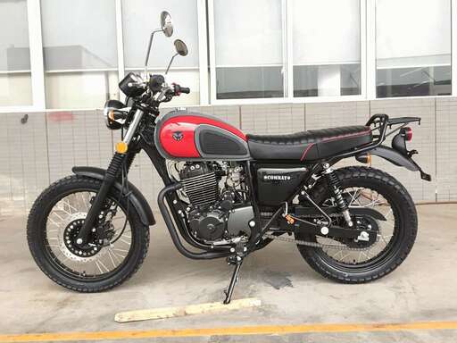 Изображение для Мотоцикл COMBAT SCRAMBLER 400 (серый-красный-черный) с ПТС