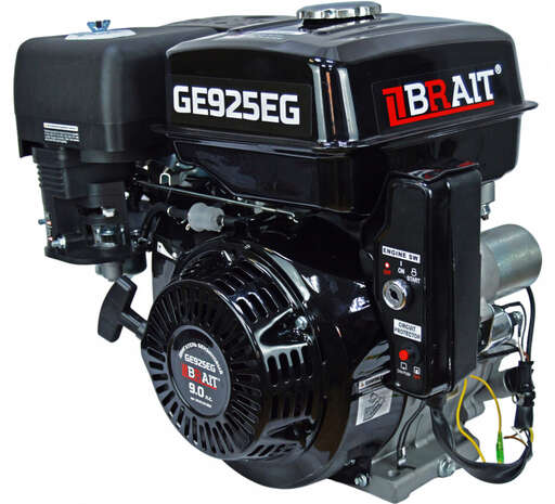 Изображение для Двигатель бензиновый  Brait GE925EG (9 лс, шлицевой вал, разболтовка 80х80, 25 мм)
