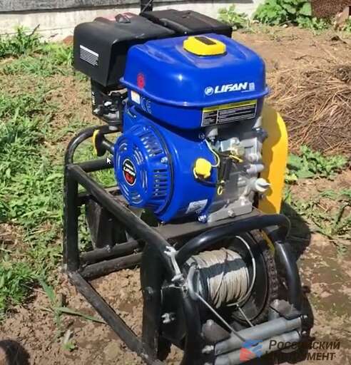 Изображение для Мотолебедка Ижтехмаш МЛ-1М Бычок ,ножная (6.5 лс, с плугом)