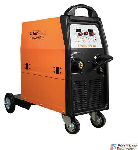 Изображение для Сварочный полуавтомат Foxweld SAGGIO MIG 250 (трехфазный, MMA/MIG-MAG/TIG LIFT, синергетическое управление)