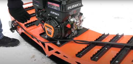 Изображение для Мотосноуборд ИСКРА-1 (Ижтехмаш) (8 лс,редуктор автоматического сцепления, фара, фаркоп, тормоз)