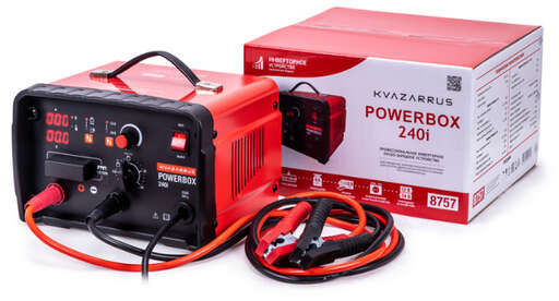 Изображение для Пуско-зарядное устройство Foxweld KVAZARRUS PowerBox 240I (таймер, цветная коробка)