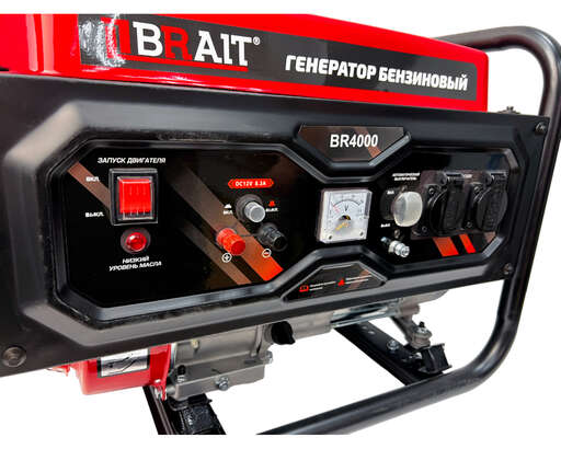 Изображение для Бензиновый генератор Brait BR4000 (3.5 кВт)