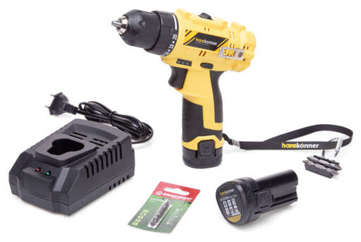 Изображение для Аккумуляторный шуруповерт Hanskonner HCD1230R