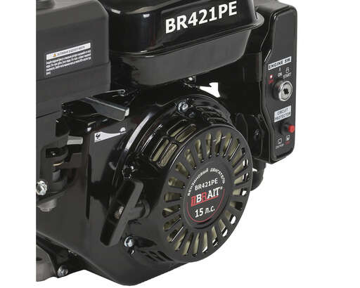 Изображение для Двигатель Brait BR421PE (15 лс, 25 мм, электростартер)
