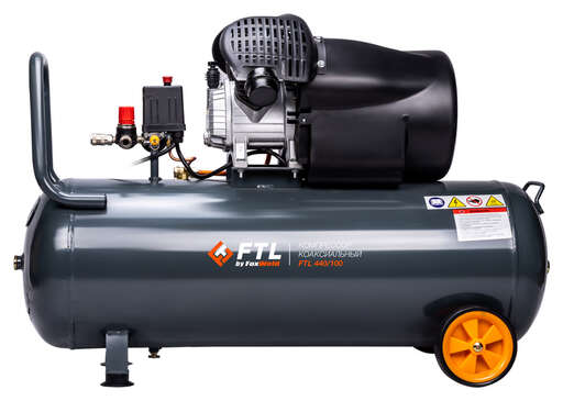 Изображение для Компрессор масляный коаксиальный Foxweld FTL 440/100 (2.2 кВт)