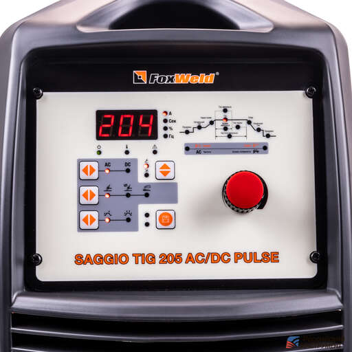Изображение для Аппарат аргонодуговой сварки Foxweld SAGGIO TIG 205 AC/DC PULSE