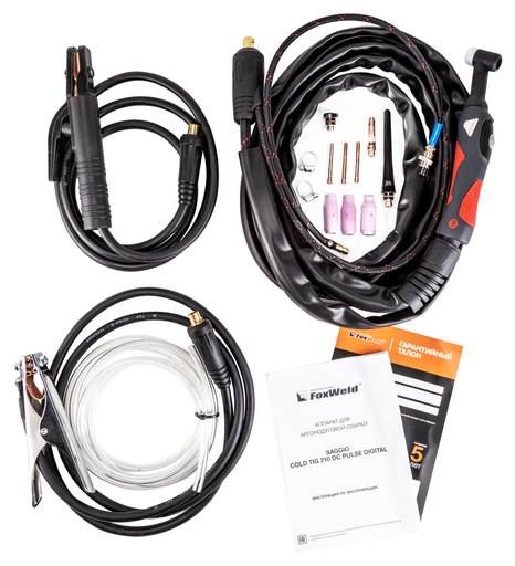 Изображение для Аппарат аргонодуговой сварки Foxweld SAGGIO TIG 210 DC PULSE DIGITAL