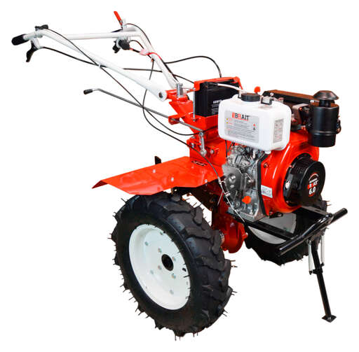 Изображение для Мотоблок дизельный Brait BR-135DEAPRO (6 лс, электростартер, 3 вперед/1 назад)