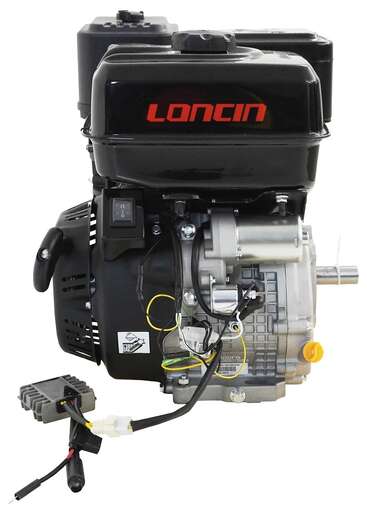 Изображение для Двигатель Loncin G500FD (A type) D25 18A (22 лс, электростартер, катушка 18А, 25 мм)