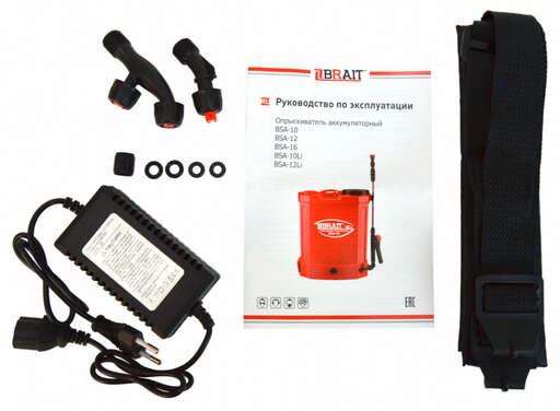 Изображение для Опрыскиватель аккумуляторный Brait BSA-10Li (объем 10л, АКБ литий-ионный 12В, 8Ач)