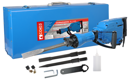 Изображение для Молоток отбойный электрический СОЮЗ ПЕС-2520РБ (2 кВт, 1400 уд/мин, от сети)