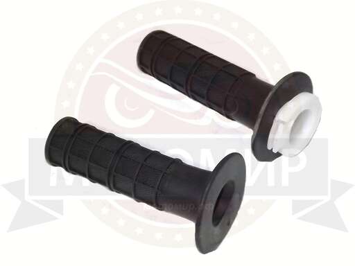 Изображение для Ручка руля правая (газа) CORSAR 250 в сборе (с резинкой) + руля левая (резинка) (компл.) (43+44)