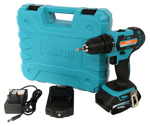 Изображение для Аккумуляторный шуруповерт Sturm! CD18L 1BatterySystem