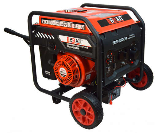 Изображение для Генератор бензиновый инверторный Brait BR8500iOEM (7 кВт, электростартер)