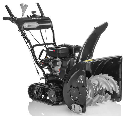 Изображение для Бензиновый снегоуборщик Hyundai S 6165-T (6.5 лс, электростартер, фара, гусеница)