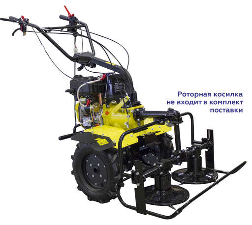 Изображение для Дизельный мотоблок CHAMPION DC1163E (6 лс, электростартер, 2 вперед/1 назад)
