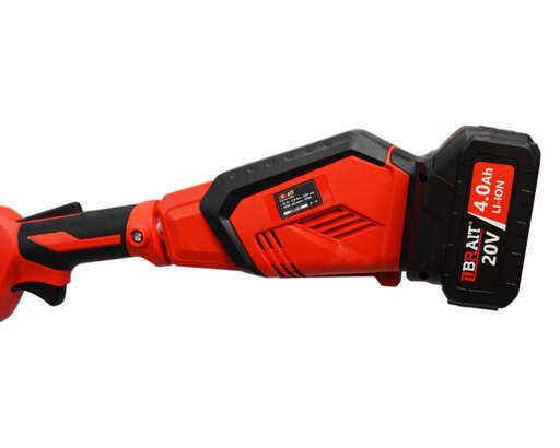 Изображение для Триммер аккумуляторный Brait BCBC40-4NMBL(850Вт;42В;4Ач;G-образная ручка, 8000об/мин; диаметр реж.лески 2-2,4мм;в комп:2АКБx21В;З/У)